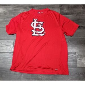 MLB Genuine Merchandise Mens St. Louis Cardinals TX3 Cool Shirt Size 2XL